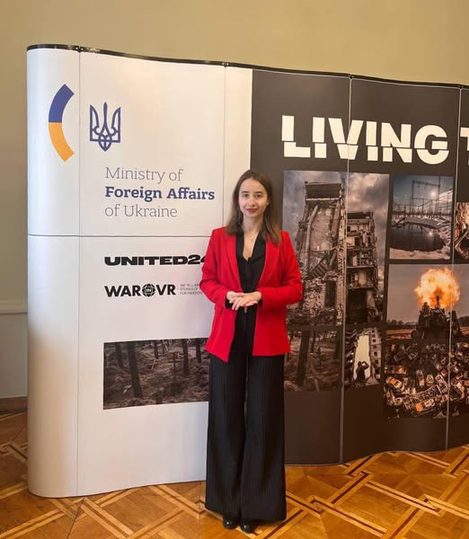 Студентка 242 групи Марченко Єлизавета розпочала стажування в Міністерстві закордонних справ України