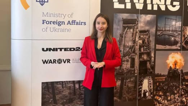 Студентка 242 групи Марченко Єлизавета розпочала стажування в Міністерстві закордонних справ України