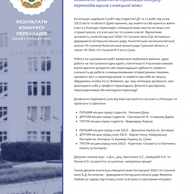Rezultati Konkursu Perecladv Aug 2020